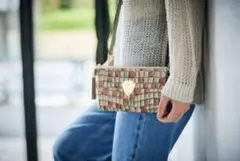 極美品☆ATAO ブーブー ショルダーバック 極美品 アタオ オフィス ブーブー 2way お財布 ショルダーバッグ