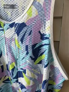 リージャ LIJA テニスウエア L フリースジャケット L 黒×青 リージャ LIJA テニスウエア L フリースジャケット L 黒×青