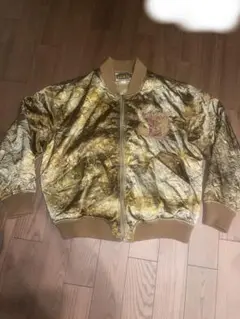 LAGACHE ゴールド スカジャン サイズ46 L
