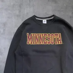 RUSSELL ATHLETIC スウェット 前Vガゼット ブラック M