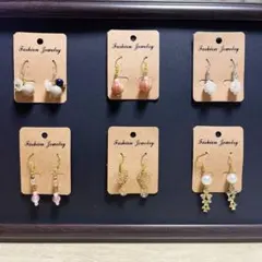 ＊＊ ハンドメイドピアス 6点セット ＊＊
