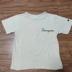 Champion ベージュ Tシャツ