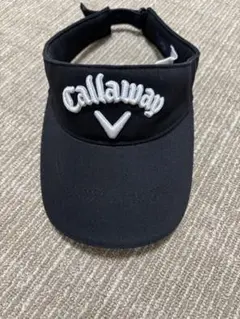 美品Callaway ブラック バイザー Odysseyロゴ付き