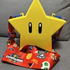 【美品】USJ マリオ スター型ポップコーンバケツ　ユニバ　ニンテンドーワールド