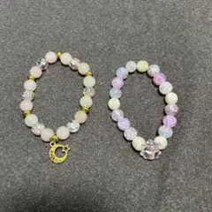 ビーズブレスレット2点セット