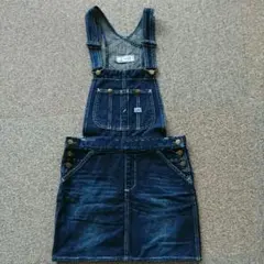 デニム サロペット ジャンパースカート