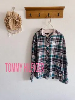 TOMMY HILFIGER ネルシャツ チェックシャツ トミーヒルフィガー