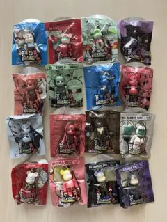 BE@RBRICK ガンダム ペプシ 限定 ストラップ 第一弾全16種セットのサムネイル