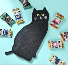 カルディ　猫　ペンケース　黒猫のサムネイル