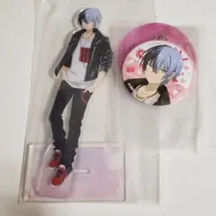 青柳冬弥 セガラッキーくじ アクリルスタンド 缶バッジ