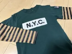 重ね着風　ロンT 130 長袖