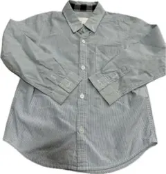 Burberry ストライプ 長袖シャツ 4T 100センチぐらい バーバリー