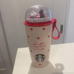 【Starbucks 】完売品　バレンタイン2026タンブラー 355ml 猫柄
