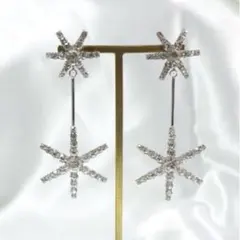 ピアス　星　モチーフ　ロング　ウェディング　結婚式