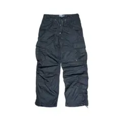 【W32 L30】90s ポロ・ラルフローレン カーゴ パンツ 黒 ブラック