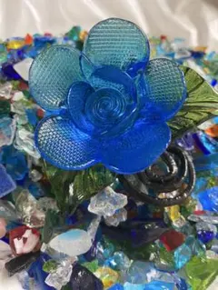 琉球ガラス工芸品 朝顔 - メルカリ