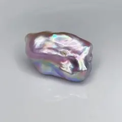 本真珠♡希少！レアカラー♡天然無染色バロックパール♡ルース⑥（ヒトン穴）