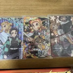 鬼滅の刃 ホログラムトレーディングカード 3枚セット