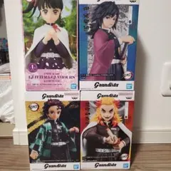 鬼滅の刃 冨岡義勇 煉獄杏寿郎 竈門炭治郎 フィギュア　栗花落カナヲ