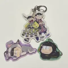 おそ松さん 一松 アクリルキーホルダー2点セット - メルカリ