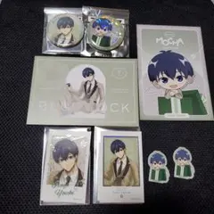 ブルーロック MOCHA 缶バッジ カード シール 特典 ポストカード 潔