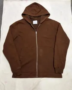 STAMPD ブラウン フリース フード付きパーカーのサムネイル