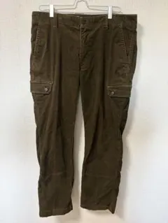 エディーバウアー サーモライト コーデュロイカーゴパンツ ブラウン W35