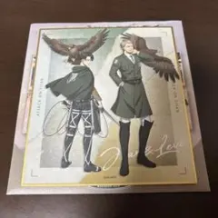 進撃の巨人わくドキくじ　ミニ色紙　リヴァイ　ジャン