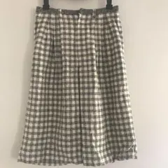 値下げ【送料込】UNTITLED チェック柄　キュロットスカート