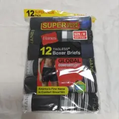 新品　Hanes　ボクサーブリーフ　Mサイズ　メンズ　ヘインズ　12枚セット