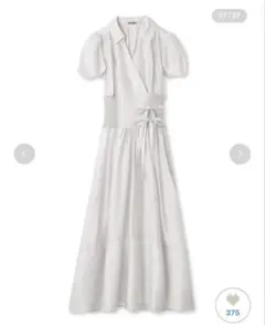 【SNIDEL】ウエストリブシアーワンピース