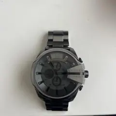 DIESEL クロノグラフ 時計 シルバー