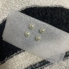 パール 樹脂 ピアス ノンホール イヤリング キャッチ バッグ セレモニー