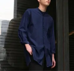 新品 未使用 即納】COMOLI コモリシャツ ネイビー サイズ4 長袖 - メルカリ