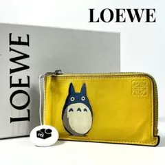未使用級✨付属完備✨ロエベ 二つ折り財布 ジブリ トトロ まっくろくろ