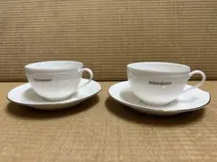 イヴ・サンローラン　カップ&ソーサー2客　ティーセット