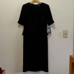 LILY BROWN ブラックワンピース 半袖　新品未使用タグ付き