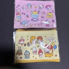 セブンイレブン限定　サンリオキャラクターズポーチ　２点セット