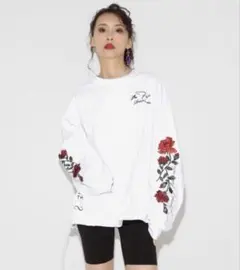 LEGENDA 9th Anniversary 限定 袖刺繍 ロンT 白色