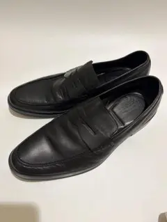 BANANAREPUBLIC ブラックレザー ローファーのサムネイル