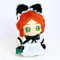 ✲10～12㎝メイド服 ロリータ 猫耳 ぬいぐるみ服 ぬい服 いつぬい あんスタ