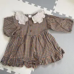 D.L.H.M. チェック柄ワンピース 100