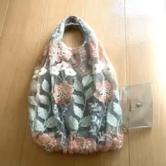 Francfranc 花柄刺繍 バック