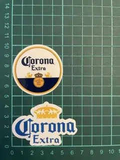 ★2枚セット★耐水ステッカー★コロナビール CORONA 丸ステッカー