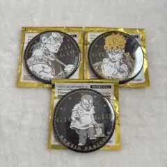ジョジョ 5部 ホログラム缶バッジ ジョルノ ポルナレフ ペリーコロ