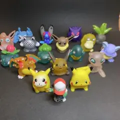 ポケモン　指人形　ソフビ　ポケットモンスター　キッズ　玩具　フィギュア　クリア