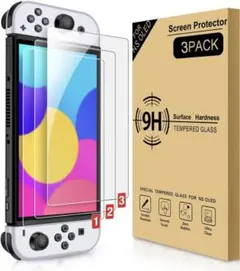 Nintendo switch 有機elモデル 専用 保護 フィルム  3枚