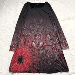 タグ付き デシグアル ペイズリー柄 チュニックワンピース Sのサムネイル