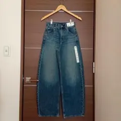 UNIQLO バギーカーブジーンズ 21 (67 BLUE・標準丈)