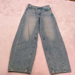GU ワイドパンツ デニム ジーンズ レディース Mサイズのサムネイル